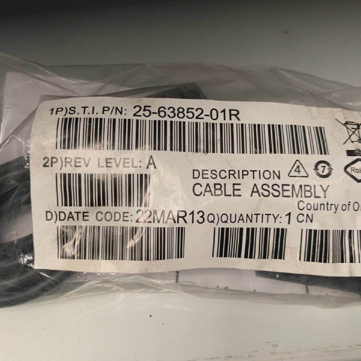 Lot of 10 Motorola RS232 Zebra Cable 256385201R Cable