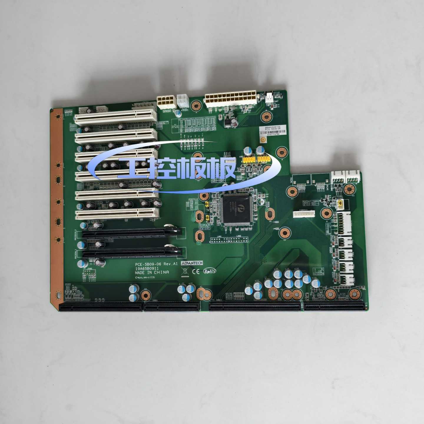 研华PCE-5B09-06Rev.A1工控底板，原装拆机-询价客服