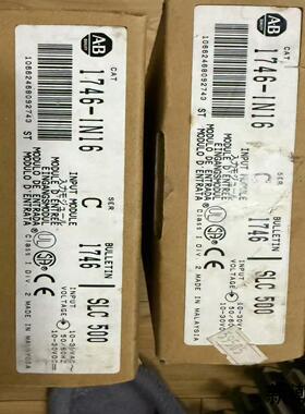 AB罗克韦尔1746-IN16共两块全新开封未使用功能议价商品