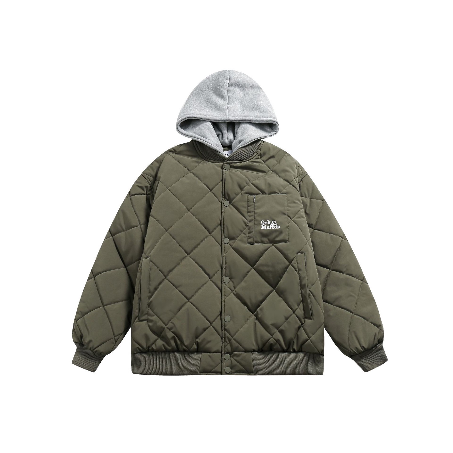 RUIIENRSxDAIVC2022AW日系冬款潮流时尚连帽工装棉衣MY003