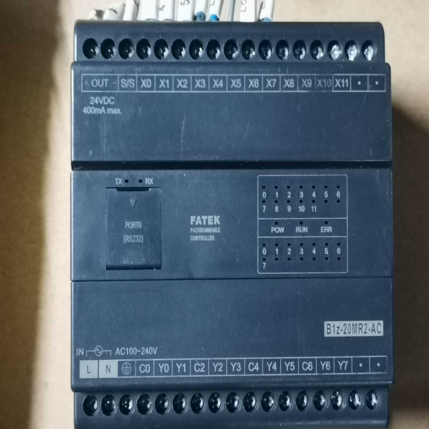 询价FATEK永宏PLCB1z-20MR2-AC,功能正常,成