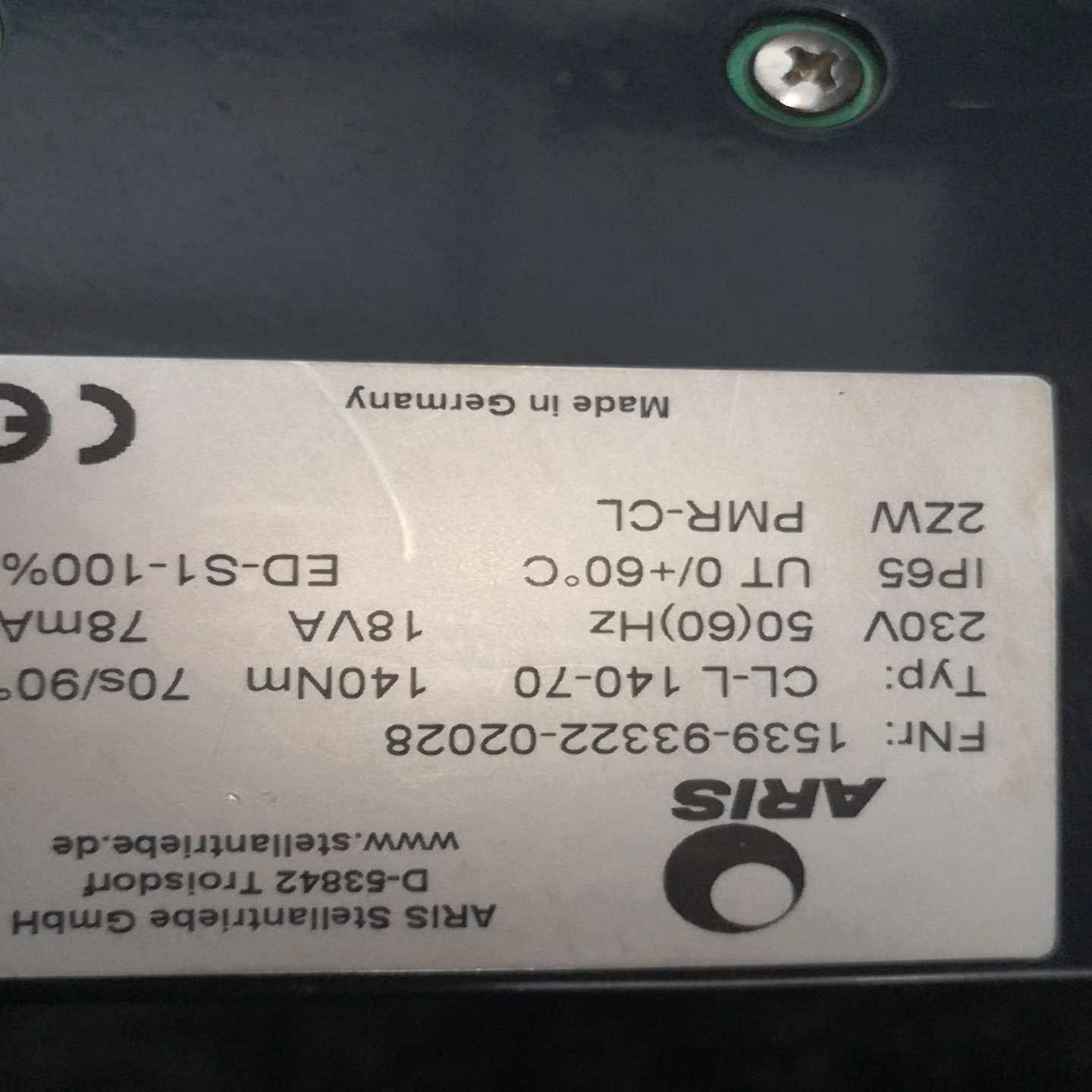 （请询价）ARIS-艾瑟尔执行器CL-L140-70-140-70ON