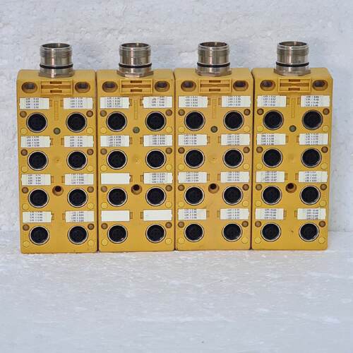 LOT OF 4 TURCK VB 80P7X9CS12 Actuator and Sensor Junction Bo