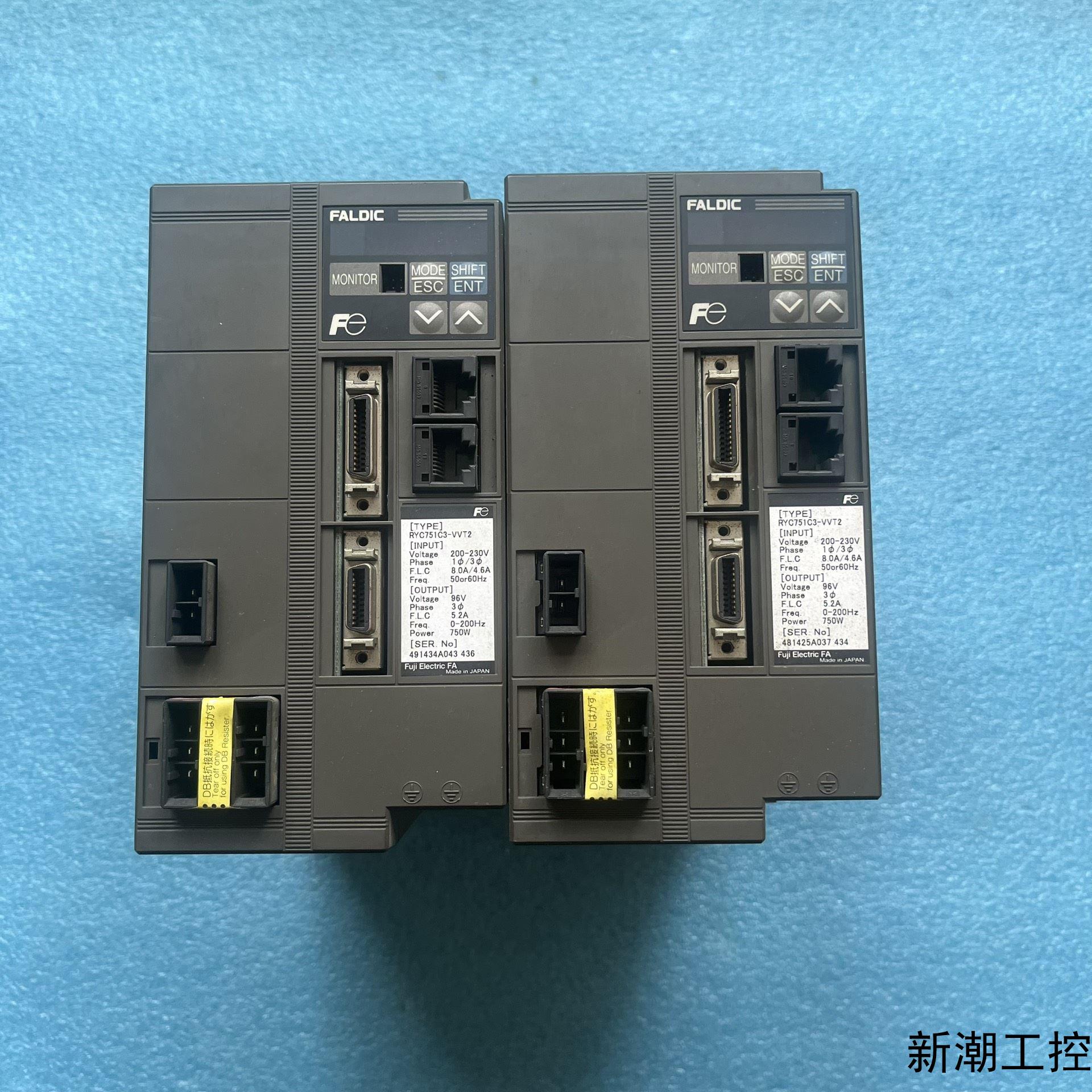 富士伺服驱动器RYC751C3-VVT2750W功率功能议价商品