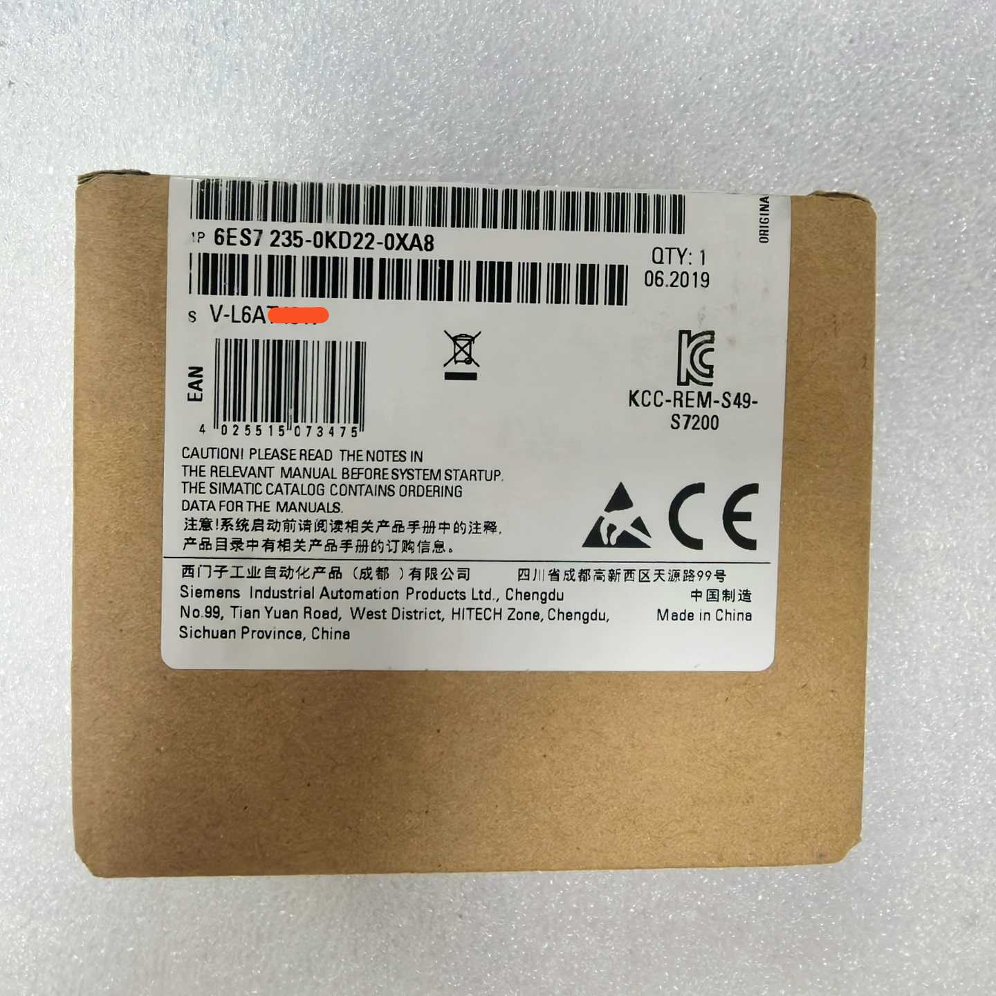 6ES7235-0KD22-0XA8西门子SIMATI