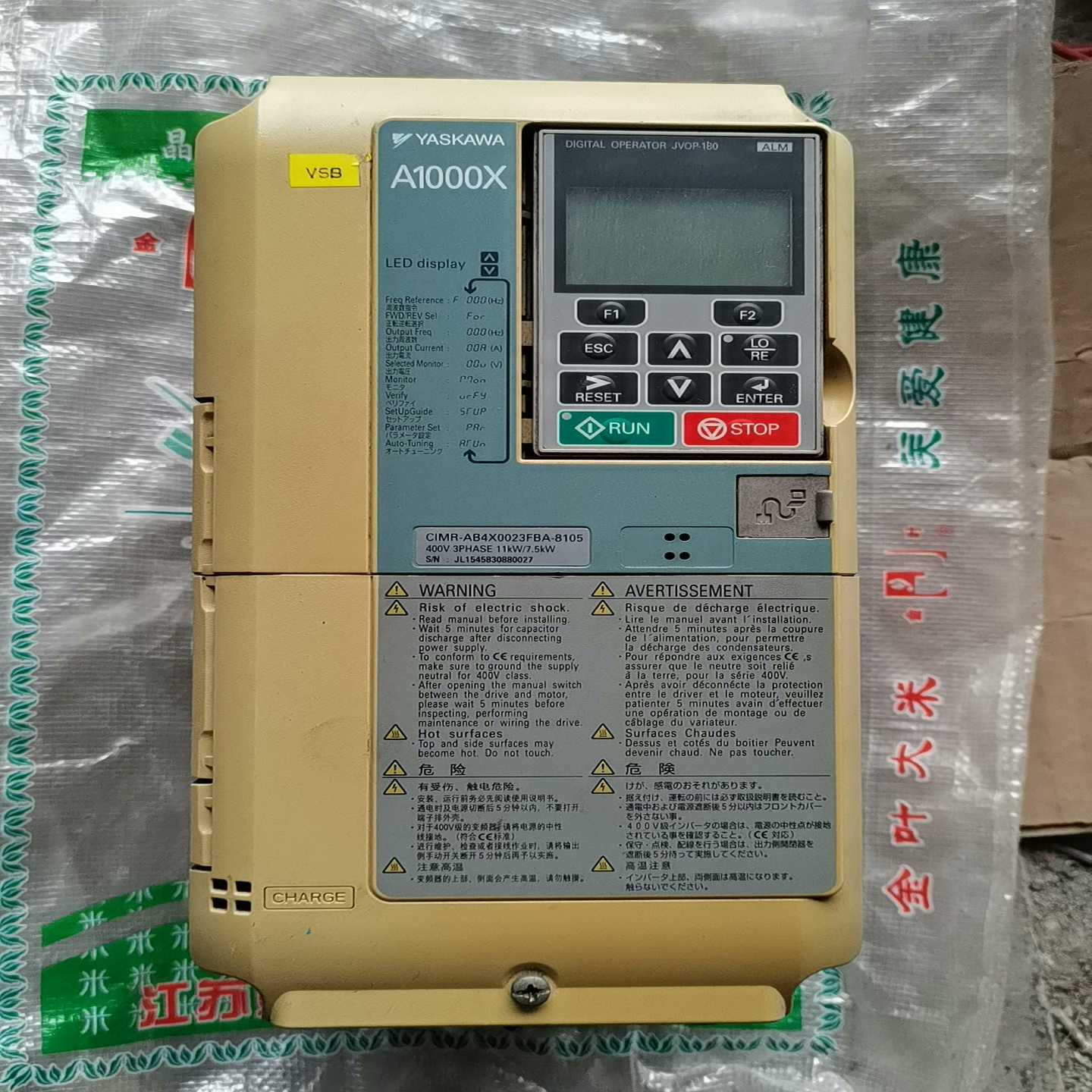 【议价】安川A1000X变频器ClMR-AB40023FBA-81适用