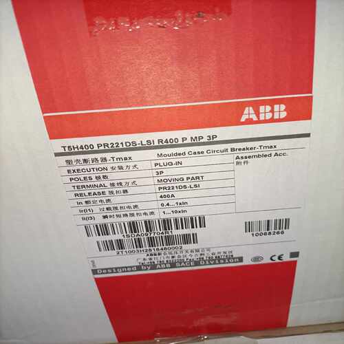 询价~ABB断路器T5H400 RP211DS-LSI 3P MP