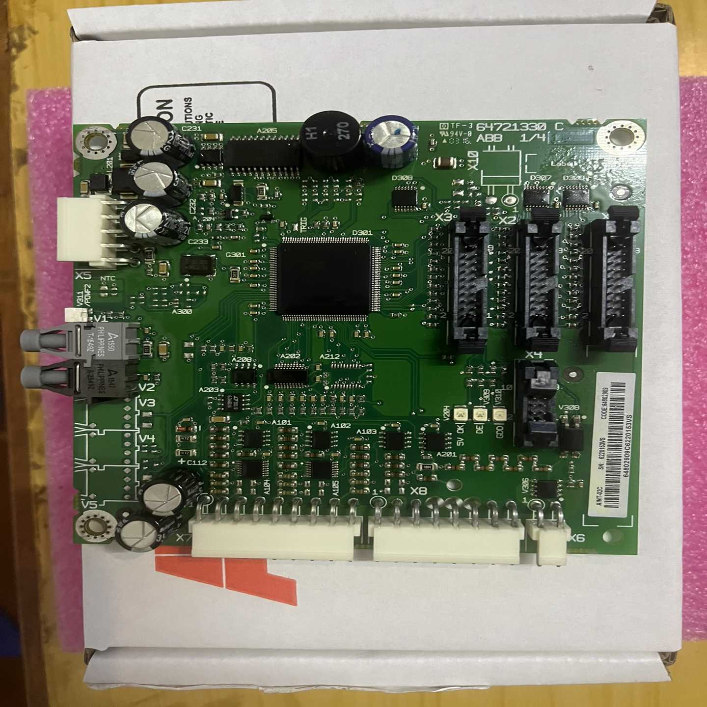 咨询-ABB800变频器光纤信号板AINT-02C库存9