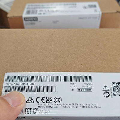 议价6ES7516-3AN02-0AB0西门子S71500 CPU1516-3 PN/DP中央处理器