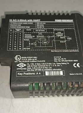 二手KJ3002X1BE1FISHERROSEMOUN