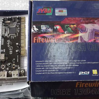 询价-SYBA西霸PCI转IEEE1394A扩展卡FGFAN8732E1IA201HN01