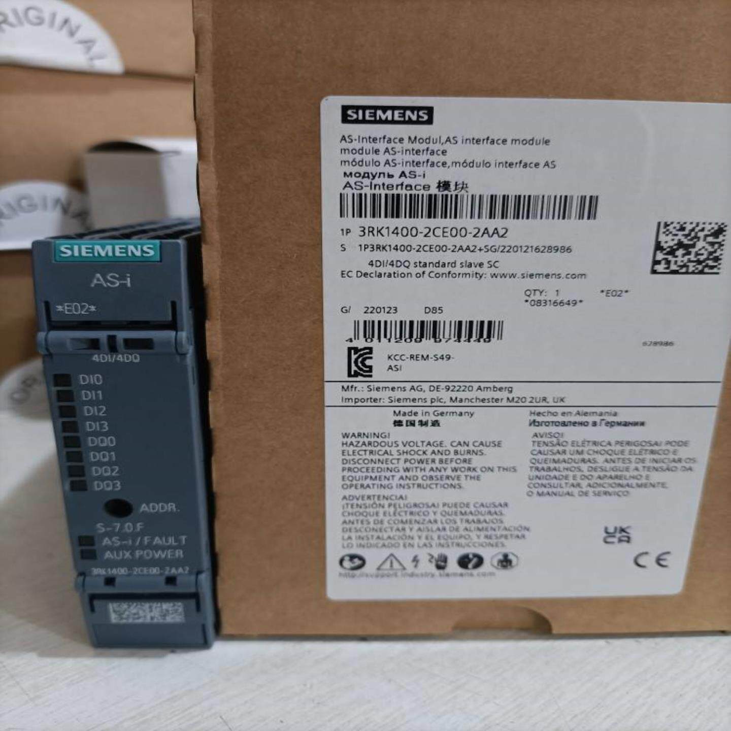 3RK1400-2CE00-2AA2西门子模块全新原装正品现货包邮