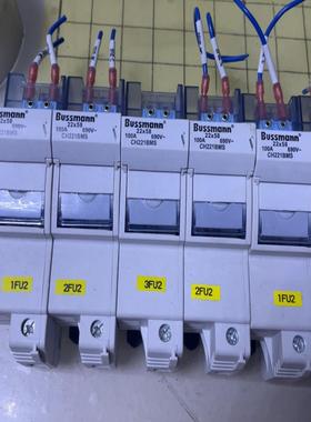 美国bussmann熔断器底座CH221BMS，共6台单--议价商品