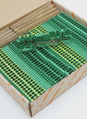 50X Weidmller ZTPE 2.54AN2 1815120000 300V 20A Erdungsklemme