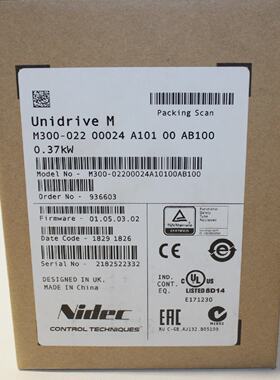 Control Techniques M300022 Unidrive M 0.37kW NEW