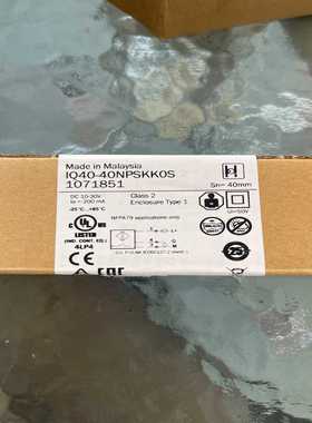 IQ40-40NPSKKOS西克传感器-议价