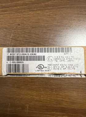 972-0BA12仅拆封拍前询价