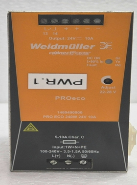 WeidmuellerPROECO240W24V10ADIN-RailPowerSupply14694