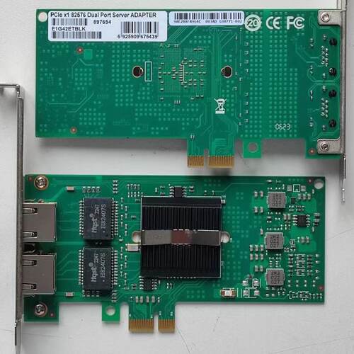 议价E1G42ET千兆双口口pciex1网卡Intel议价