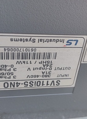 LS变频器SV110iS54NO11KW大功率三相38议价