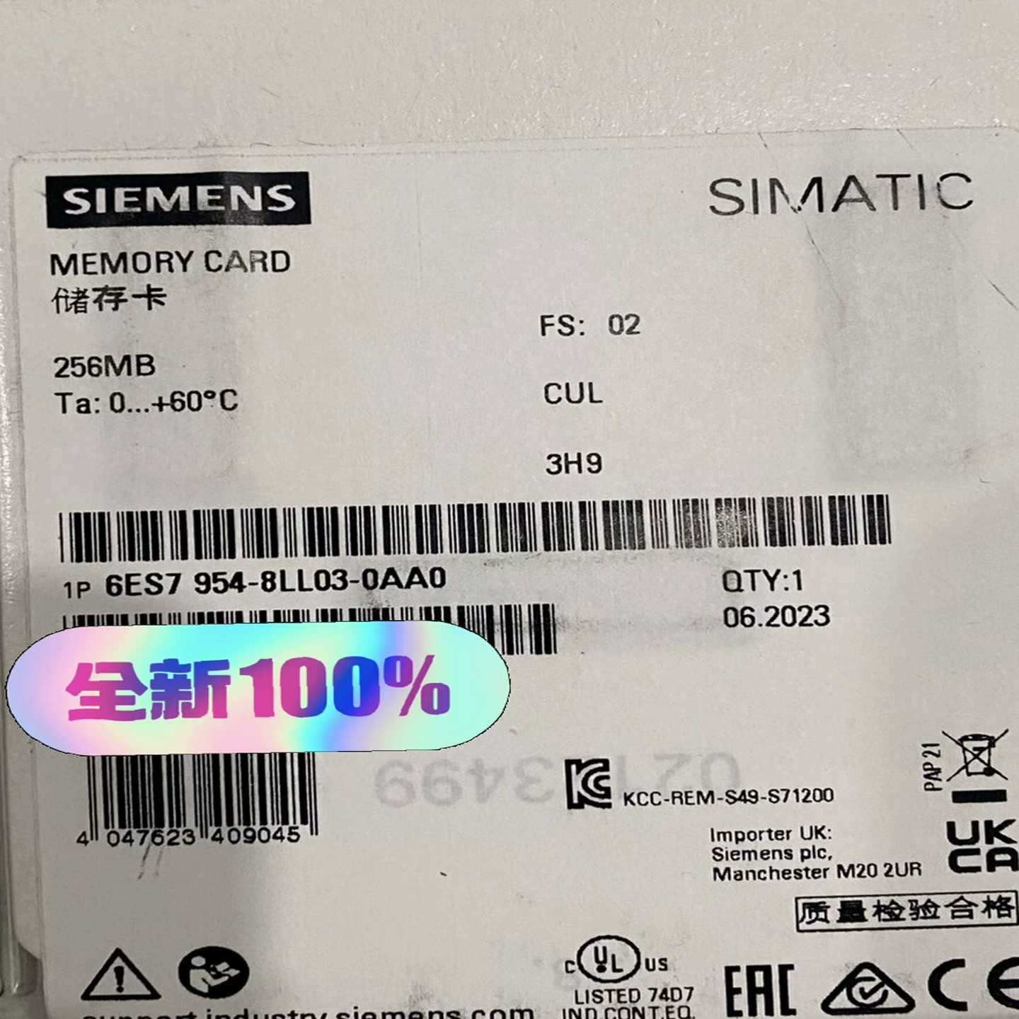 6ES7954-8LL03-0AA0记忆卡，【询价】