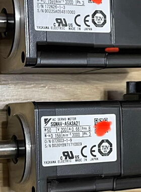 全新正品安川电机五系SGMAVA5A3A21低惯量-议价