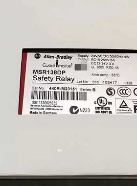ab罗克韦尔440R-M23151安全继电器MSR138DP询价
