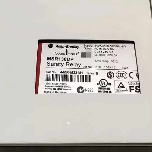 ab罗克韦尔440R-M23151安全继电器MSR138DP询价