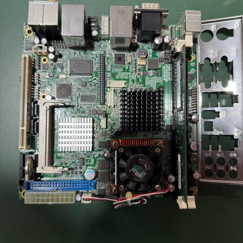 【询价】台湾 新汉工控机设备主板 MI910EF 带CPU 内存 成