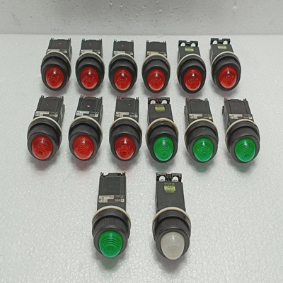 Lotof14FujiDR30D0LPilotLights–30V1W–RedGreenWhi