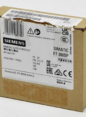 Siemens Simatic S7 ET200SP Analog OUT 6ES7 1356HD000BA1 6ES7