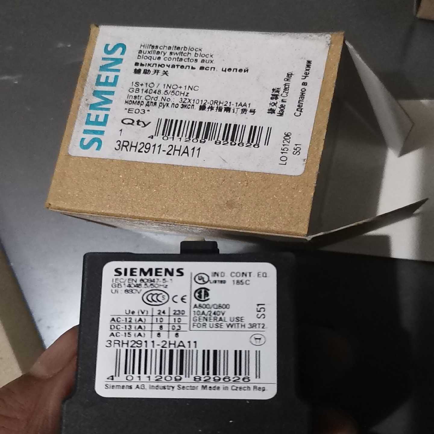 【议价】接触器辅助触点3RH2911-2HA11共34适用