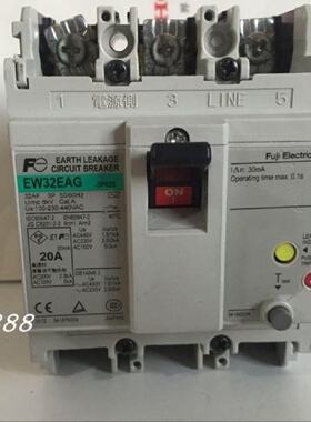 配件漏电断路器EW32EAG3P30A20A15A10A5A议价