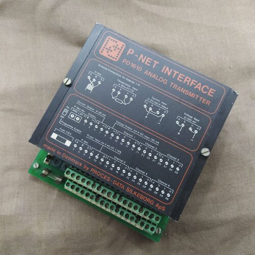 Process Data Silkeborg PNET Interface PD 1610 Analog Transmi