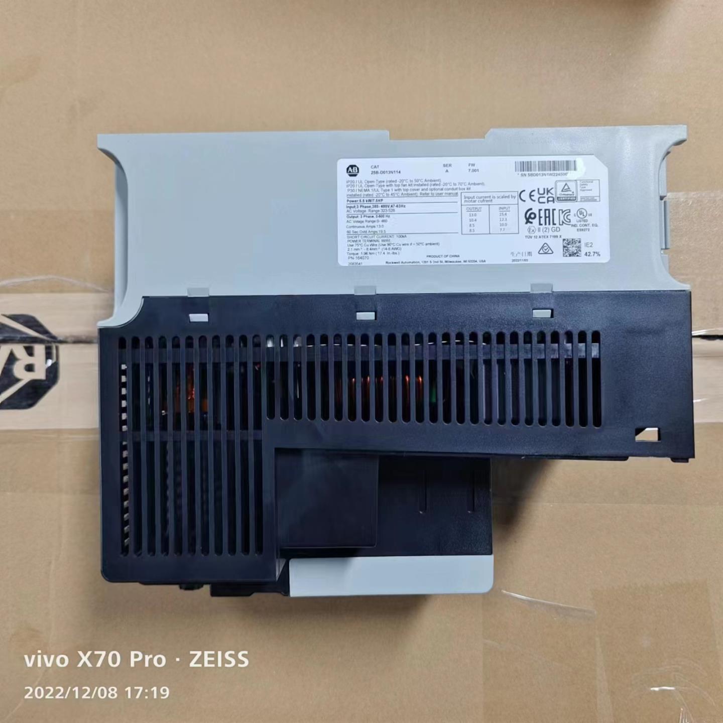 询价-AB罗克韦尔变频器25BD013N11425BD017N114