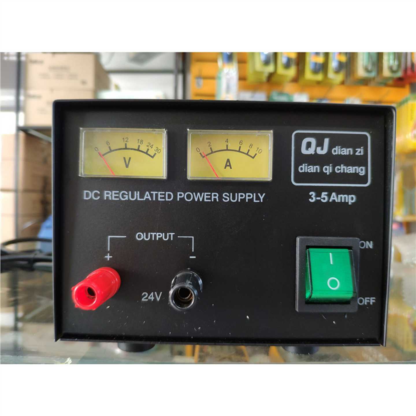 求精稳压电源QJ1803D高频对讲机无线电台通讯直流电源24V3-5Amp