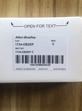 议价1734-OB2EP 原装美国AB罗克韦尔PLC模块质保一年包邮POINTIO