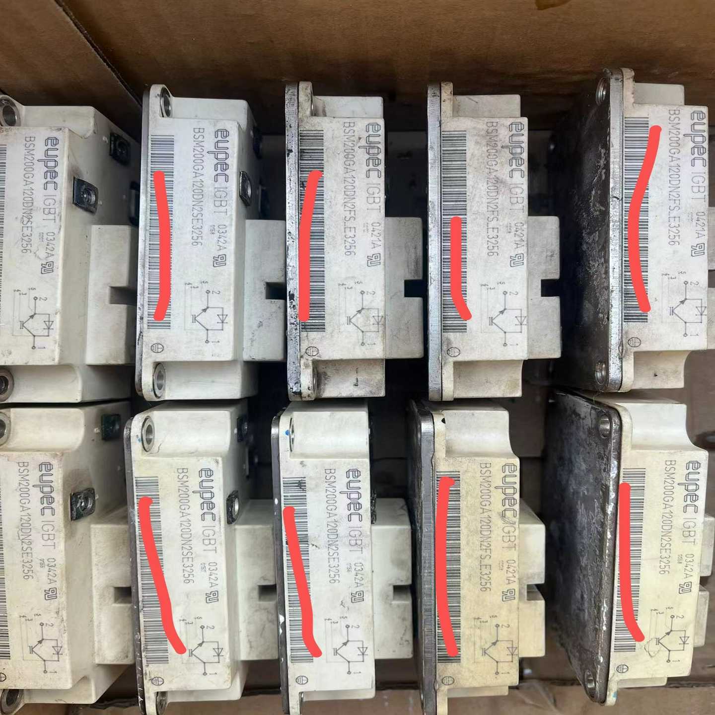 【议价】IGBT模块BSM1200GA120DN2SE3256，6个适用