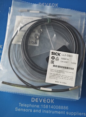 全新SICK西克光纤传感器LL3DB01原装正品货号5-询
