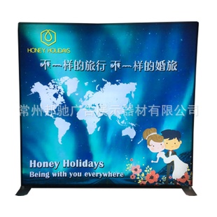 高端定制卡布LED灯箱广告架发光广告展架背厂家直销常州邦驰