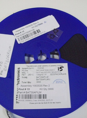 STMICROELECTRONICS BAT30AFILM SmSignal 300 mA 530 mV Schottk