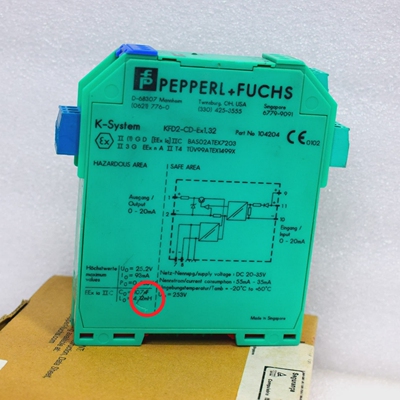 PEPPERLFUCHSKFD2-CD-Ex1.32当前/电压驱动器P/N:104204