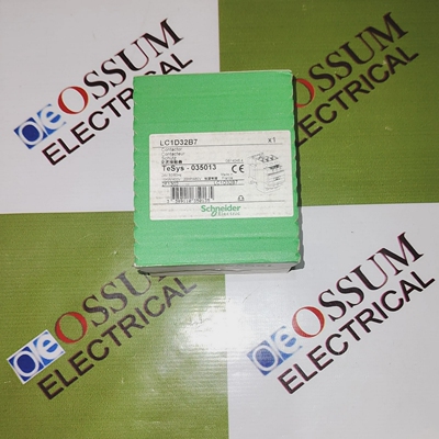 SCHNEIDER电动LC1D32B7电源接触器32AMP伏24伏快速发货