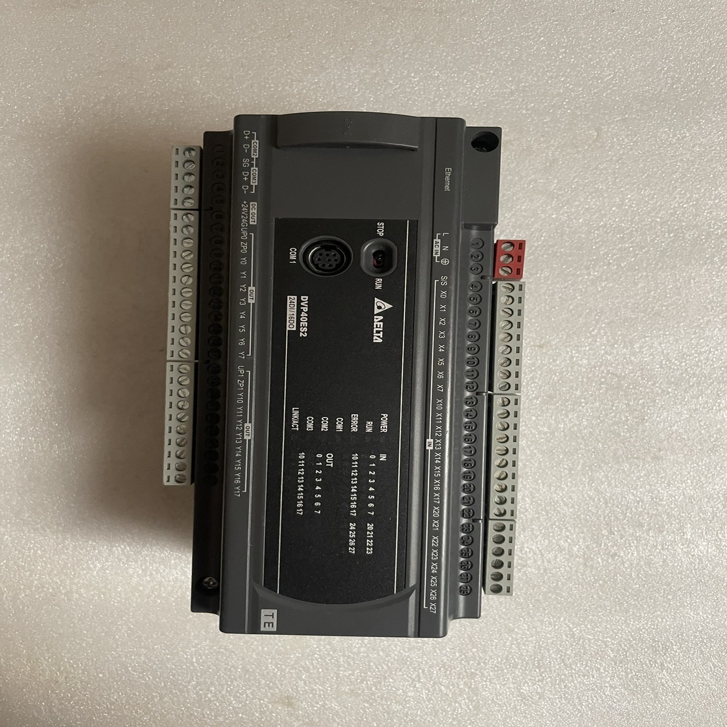 台达二手拆机DVP40ES200TE实图拍摄、功能完好、喜欢一议价商品