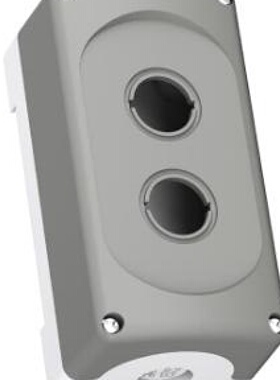 议价原装ABB灰色塑料按钮盒  MEP2-0   2位