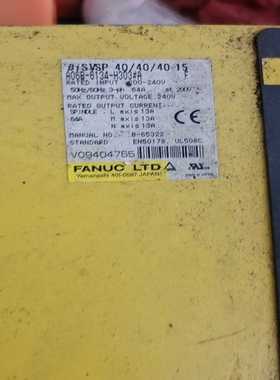 询价发那克BiSVSP40/40/40一15功能正常