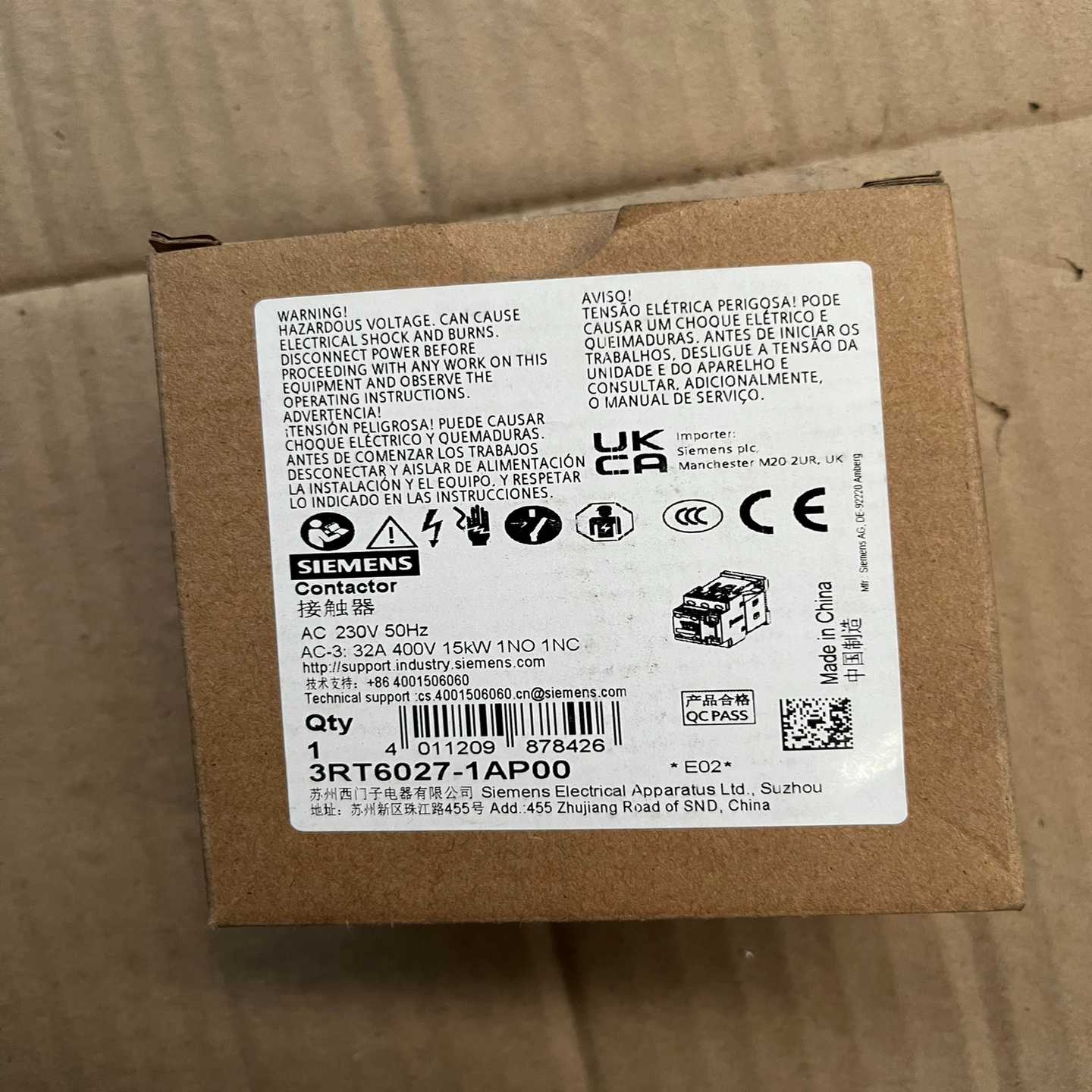 3RT6027-1AP00接触器询价