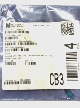 25Pcs.Analog Devices 584AD820BRZ Precision Amplifiers