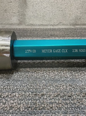 MEYER GAGE  CLX 150316 GO 2.379 NOGO 2.381 PLUG GAGE 333