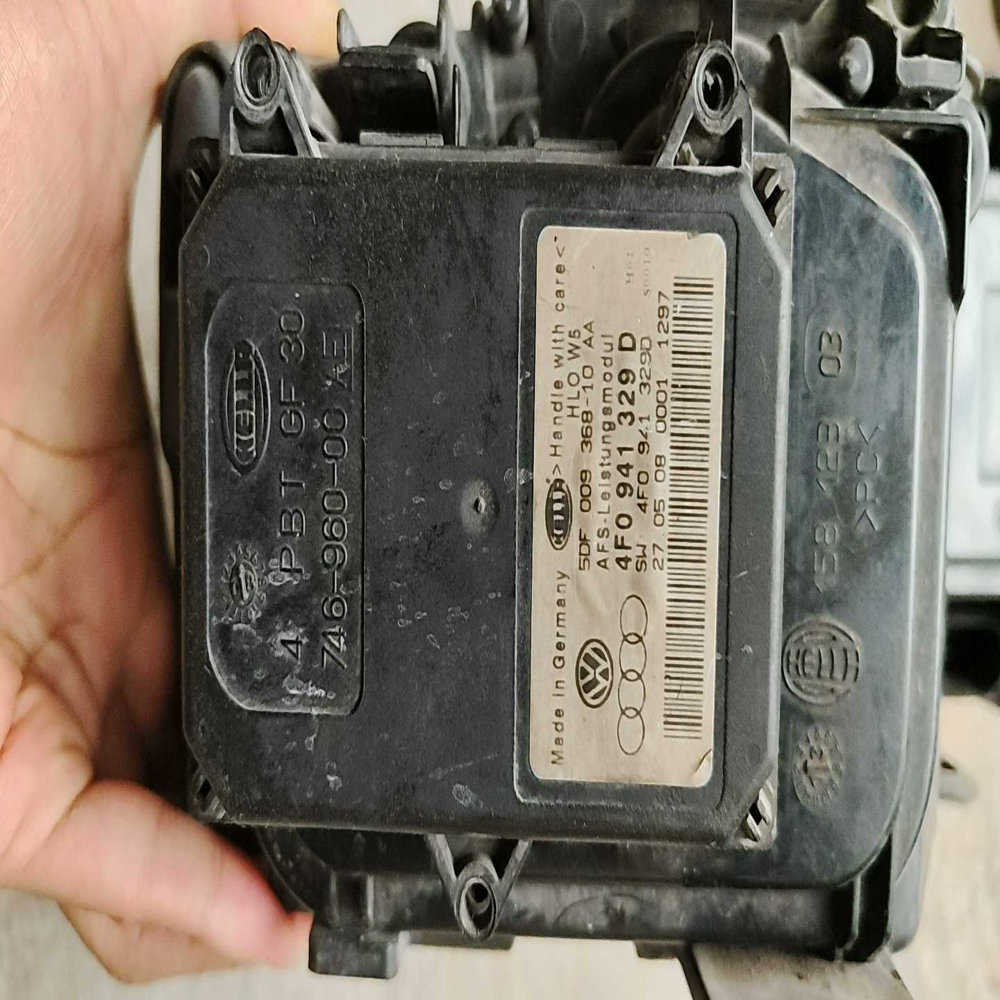 奥迪A8D3大灯随动转向模块电脑，4F0941329D--议价商品